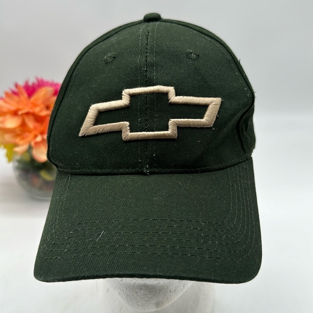 Chevrolet Chevy Black Hat with white embroidered logo Adjustable HT5994H